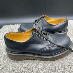 VTG Dr. Martens Shoes Mens Sz 7 Women’s Sz 8 England 1561/34 Black Chunky Oxford